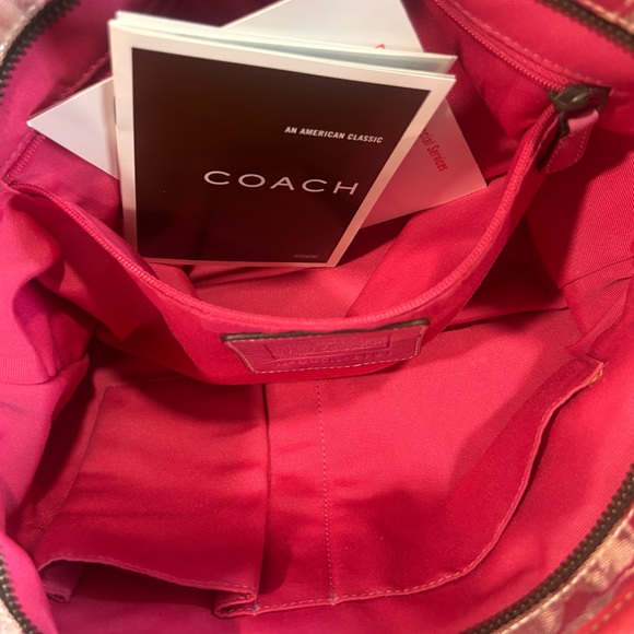 Coach Vintage Y2K Rare Pink Tie Dye 2005 Slim Tote and Wallet Like New Condition - Picture 6 of 9